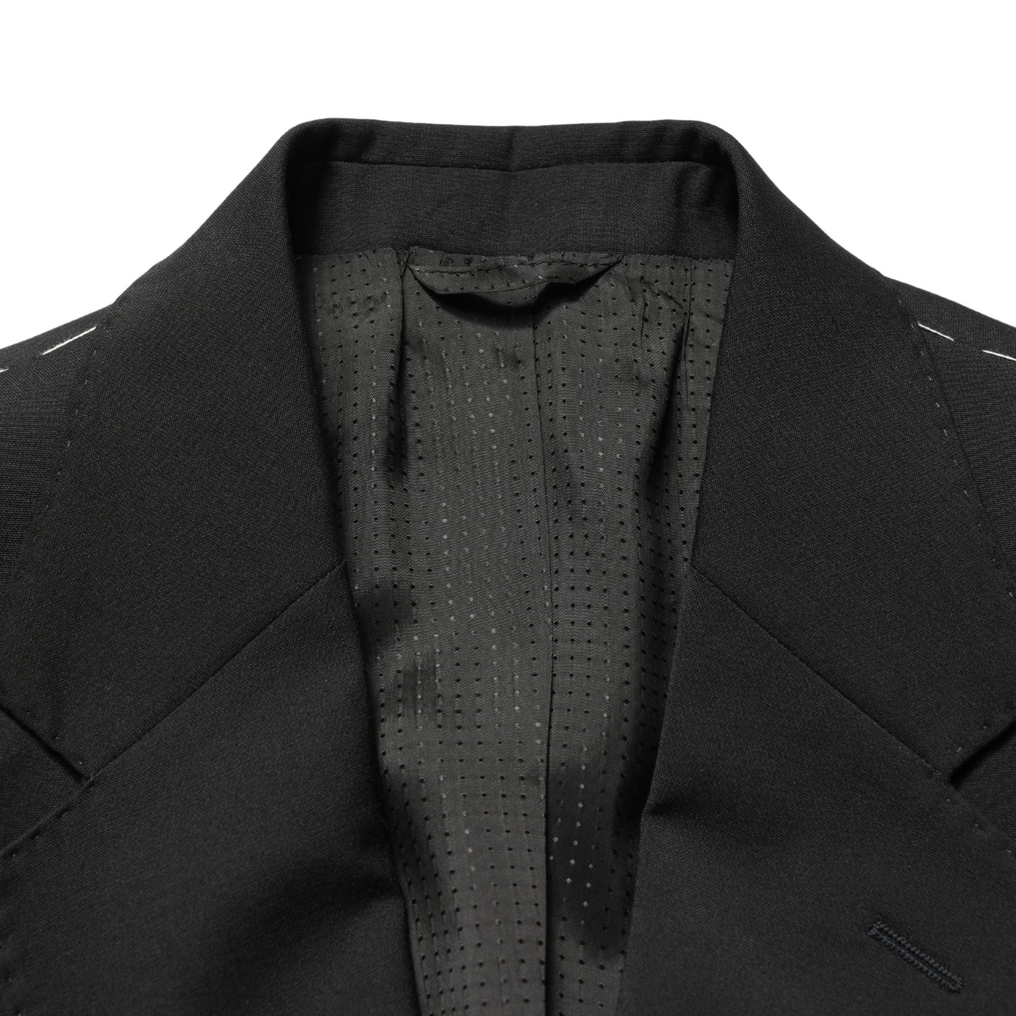 Dolce & Gabbana Black Polyester 2 Buttons Men Suit Jacket