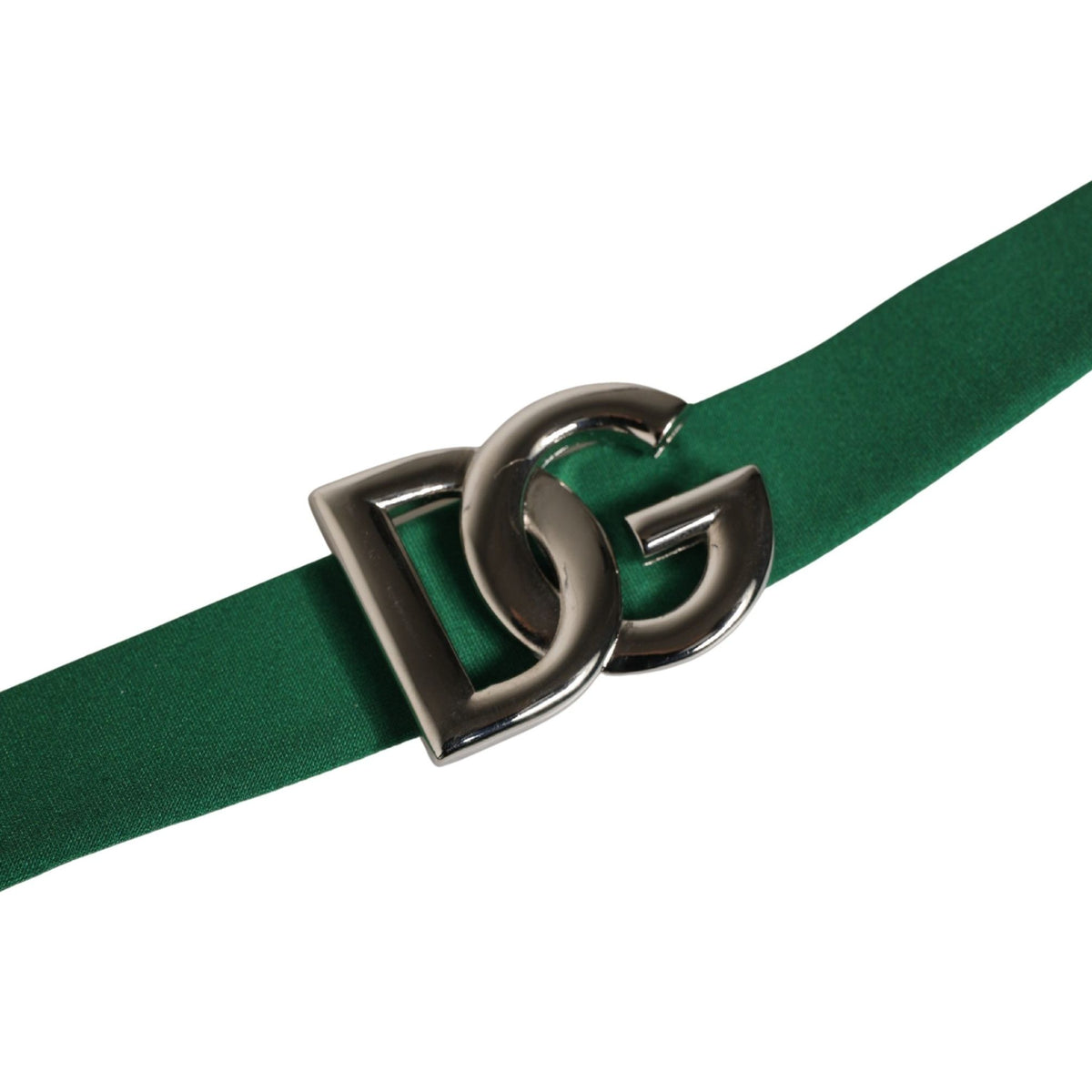 Dolce & Gabbana Green Logo Plaque Nylon Brief Panty Underwear