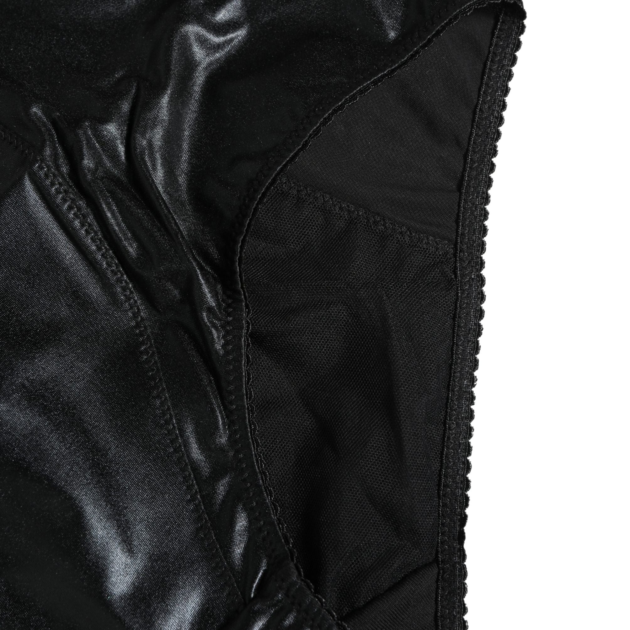 Dolce & Gabbana Black High Waisted Slip Girdle Panty Underwear