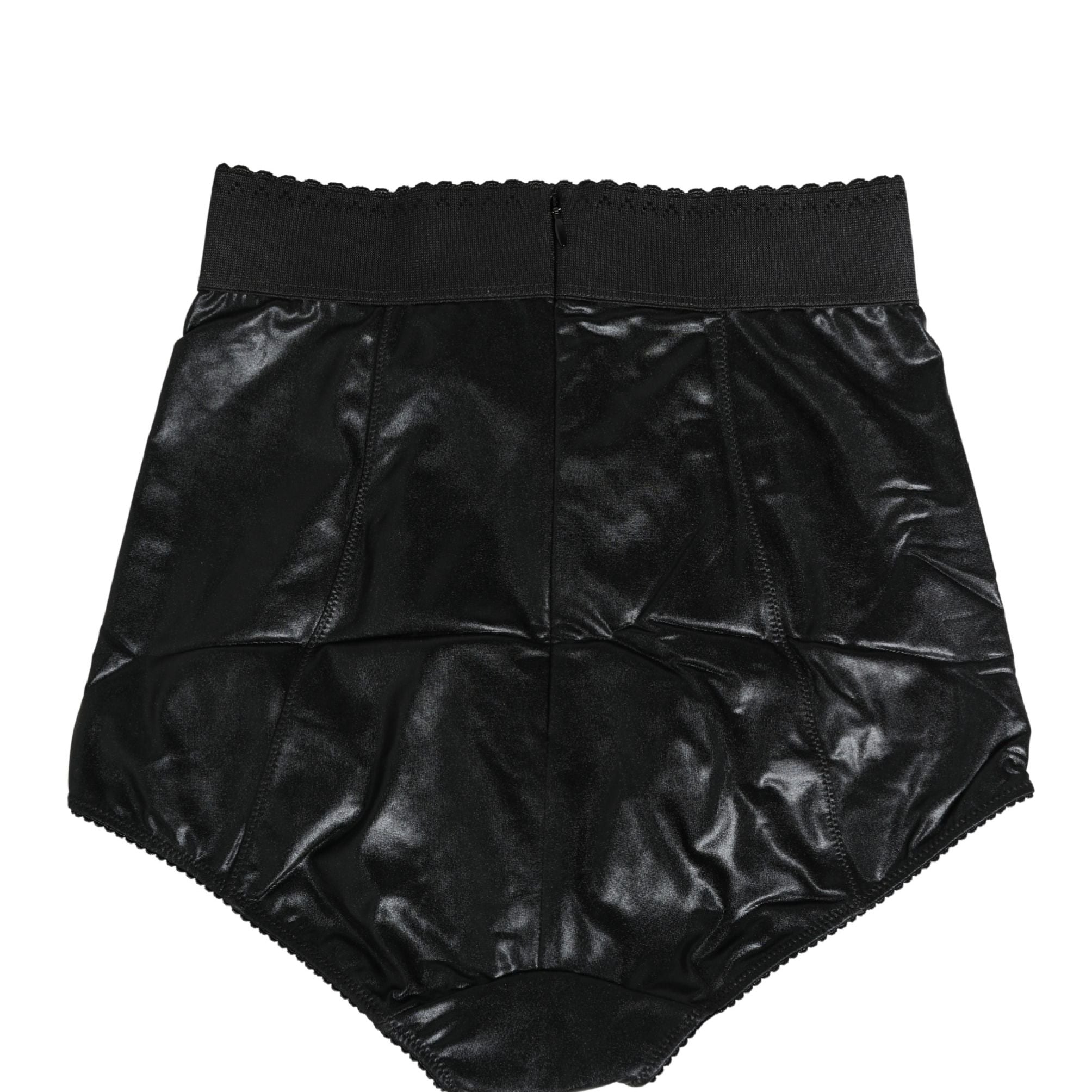 Dolce & Gabbana Black High Waisted Slip Girdle Panty Underwear