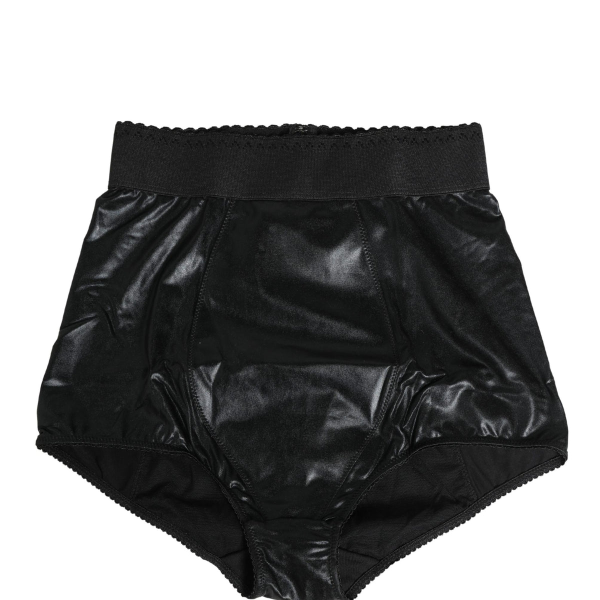 Dolce & Gabbana Black High Waisted Slip Girdle Panty Underwear