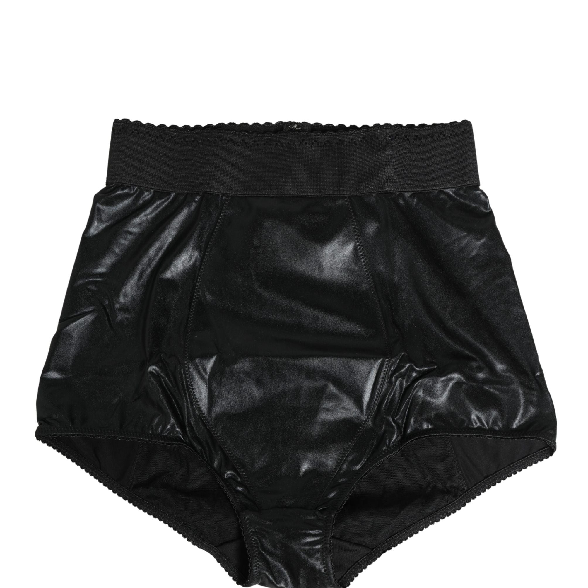 Dolce & Gabbana Black High Waisted Slip Girdle Panty Underwear