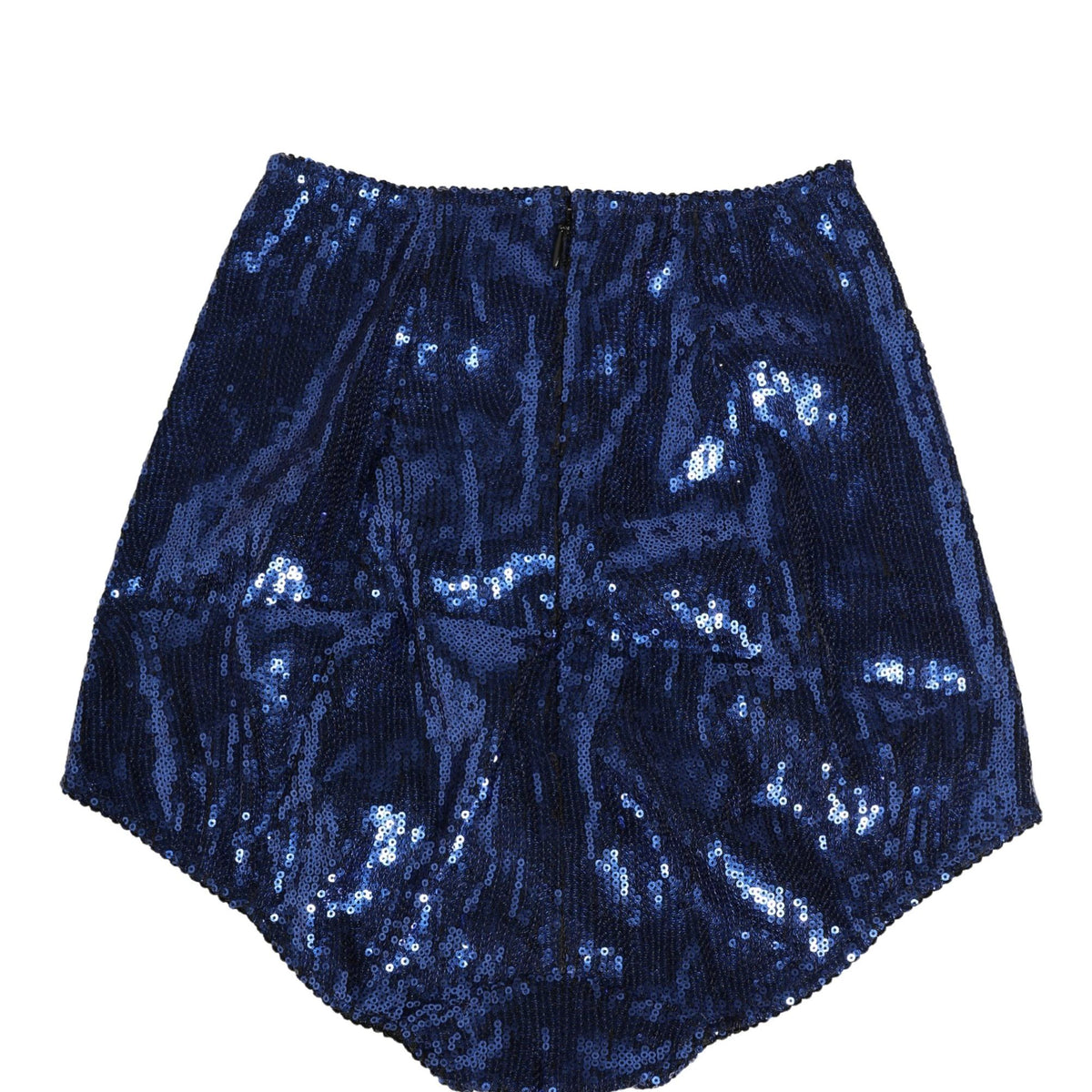 Dolce & Gabbana Blue Sequined High Waist Girdle Panty Underwear