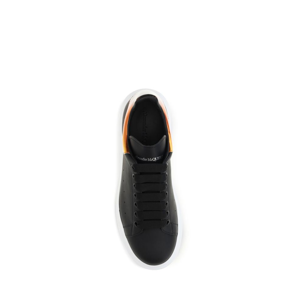 Alexander McQueen Black Calf Leather Bos Taurus Platform Sneakers