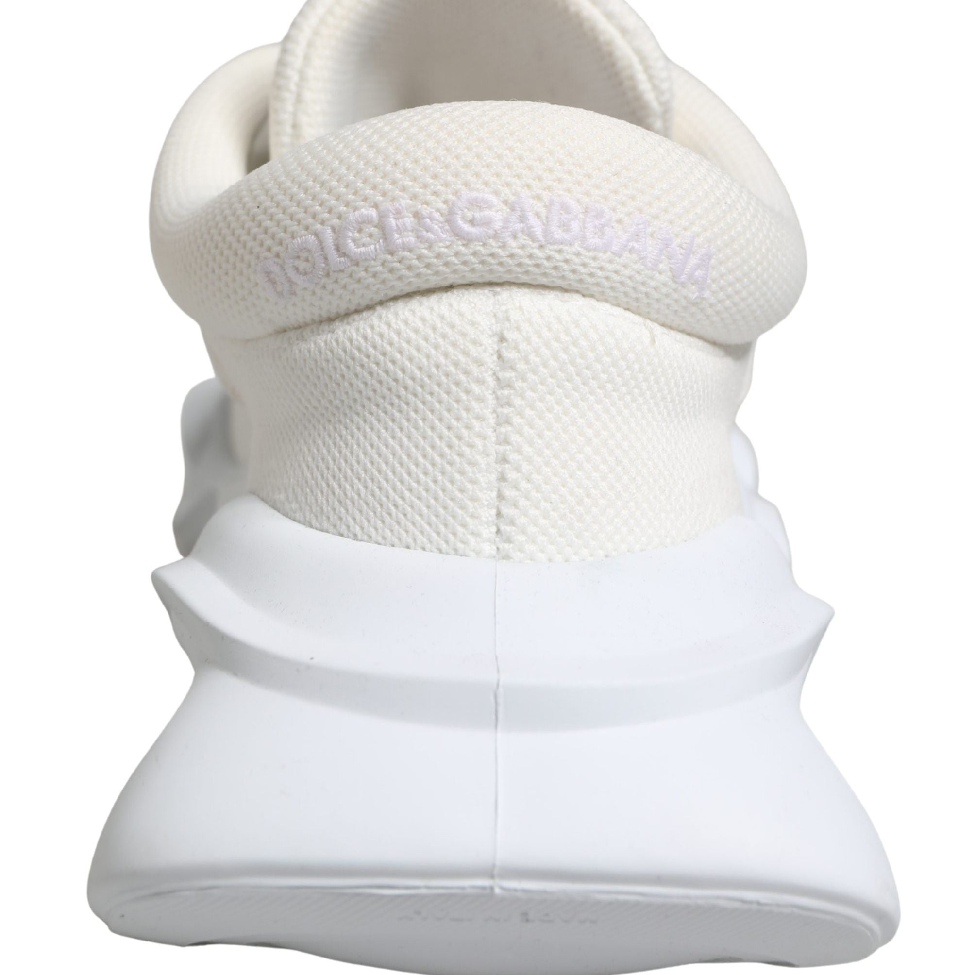 Dolce & Gabbana White Slip On Wave Low Top Sneakers Shoes
