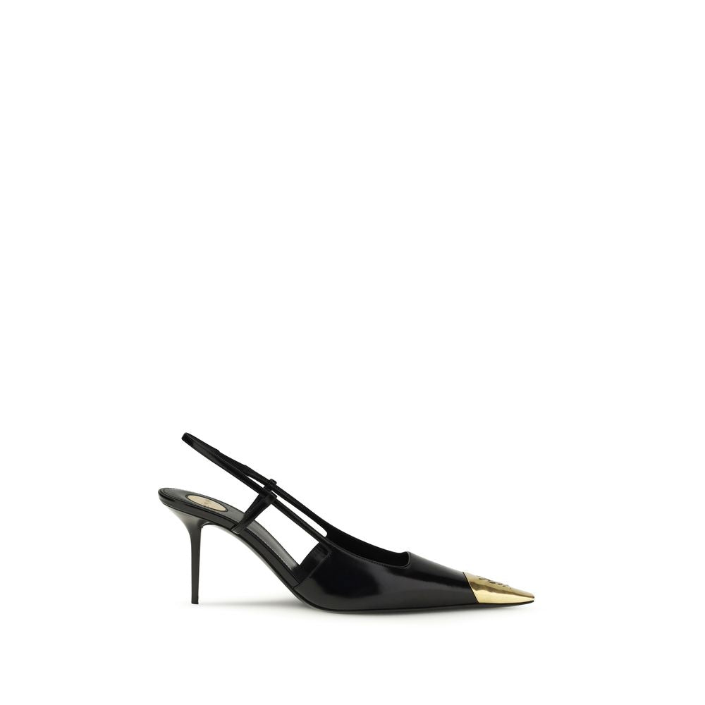 Saint Laurent Black Lamb Ovis Aries Aries High Heel Pumps