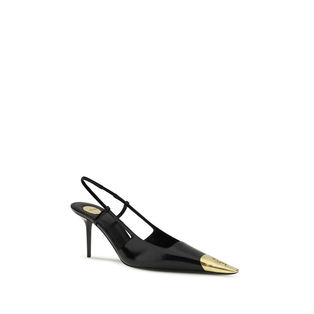 Saint Laurent Black Lamb Ovis Aries Aries High Heel Pumps