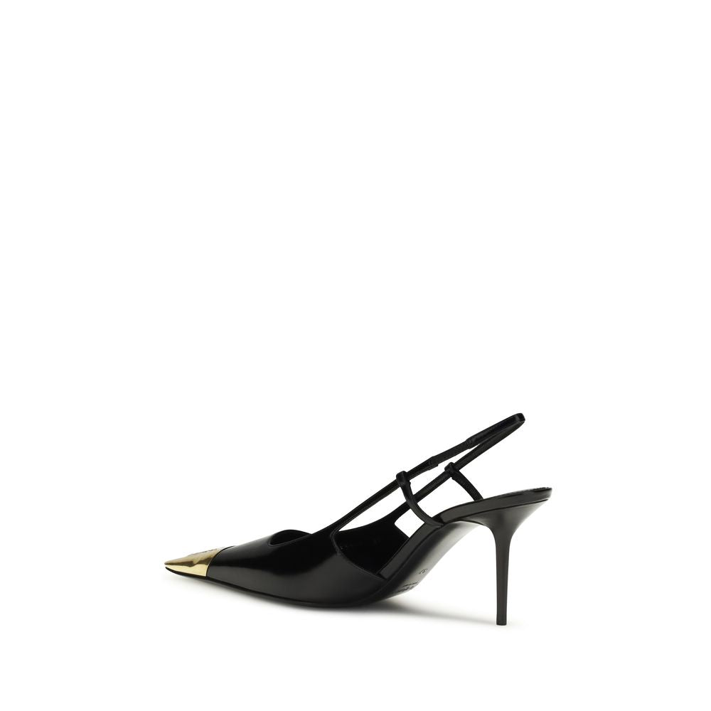 Saint Laurent Black Lamb Ovis Aries Aries High Heel Pumps