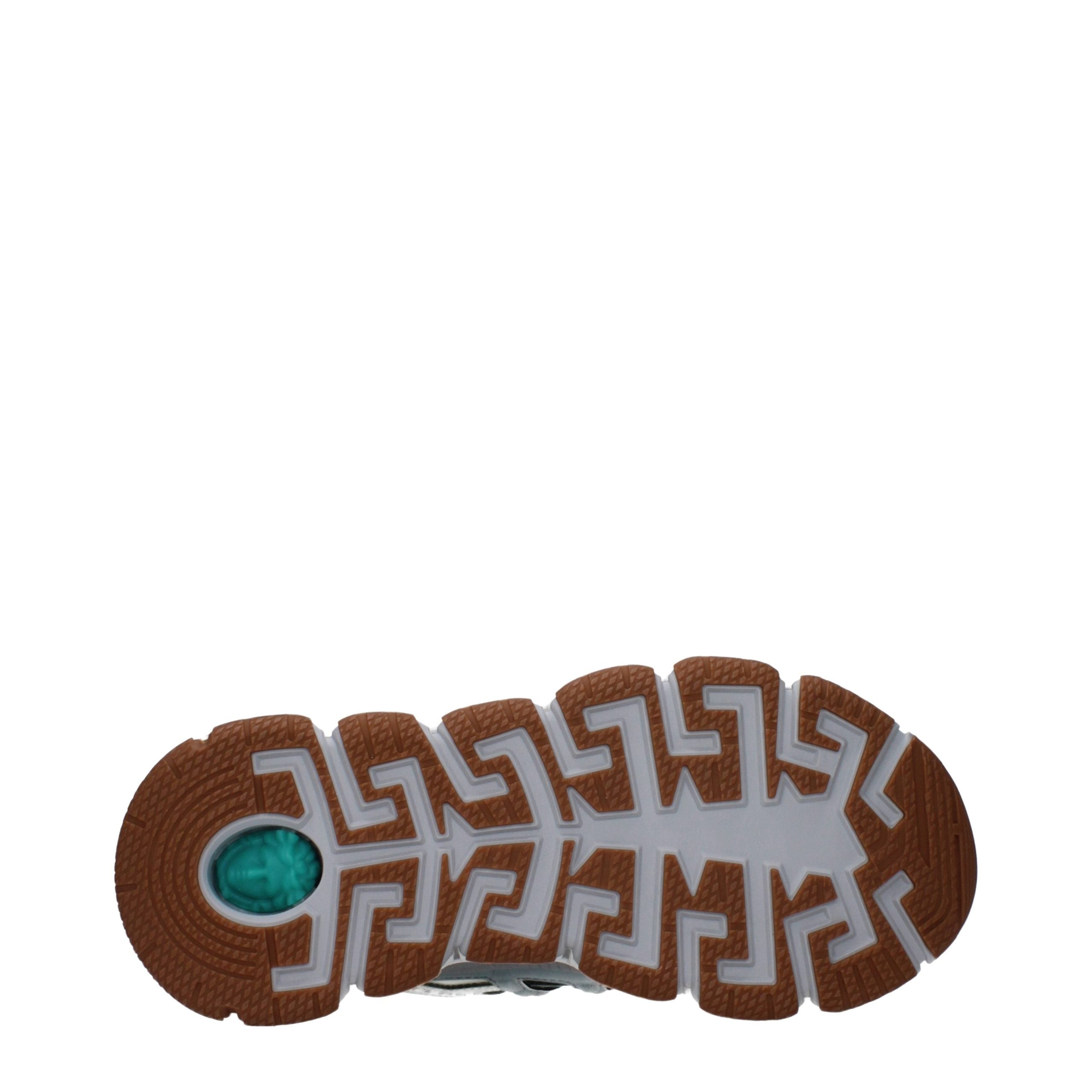 Versace Gray Fabric Athletic Sneakers