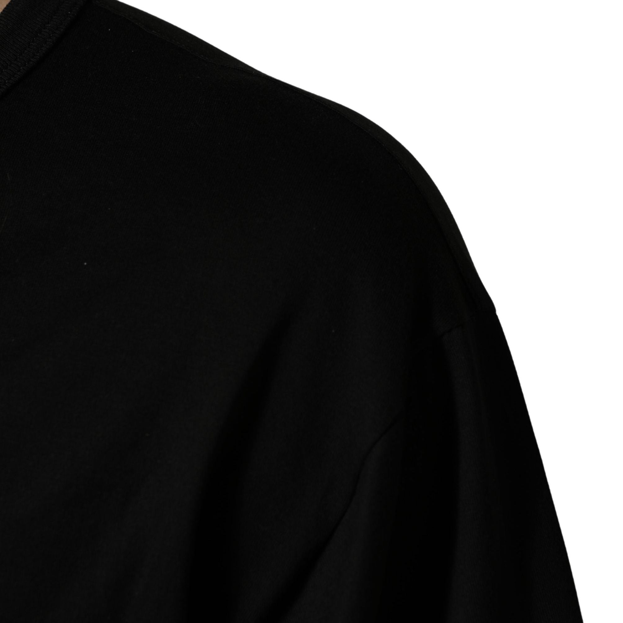 Dolce & Gabbana Black Camouflage Pocket Oversized T-shirt