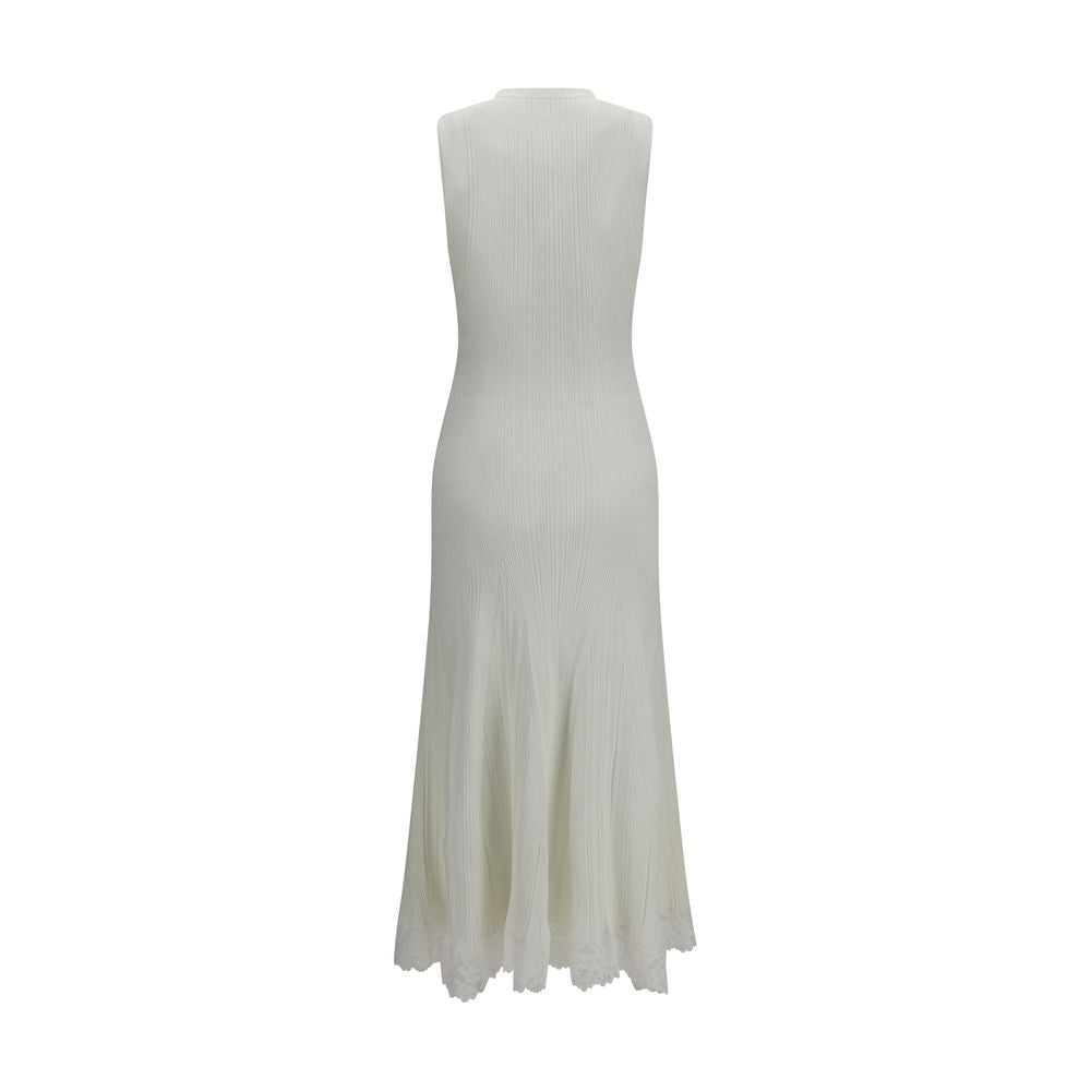 Self-Portrait White Viscose Casual Dress
