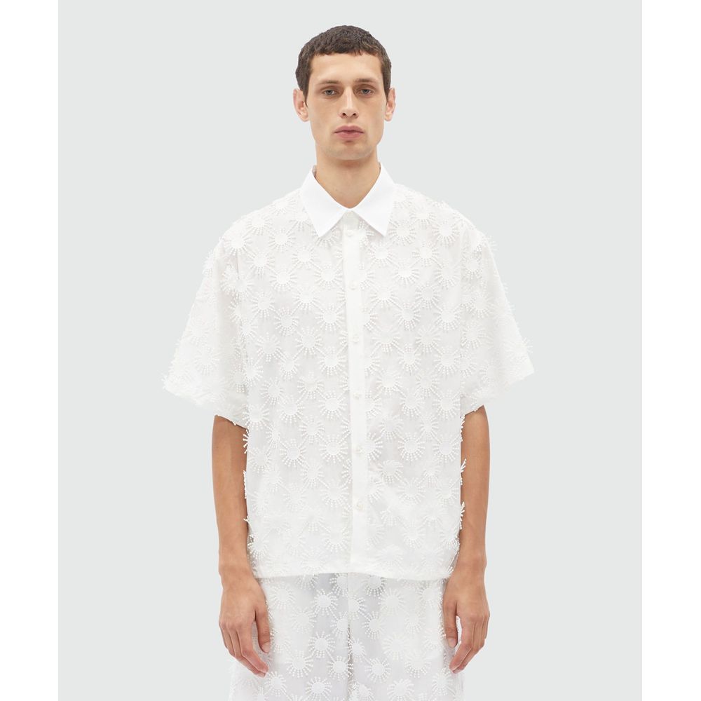 MSGM White Polyester Blouse