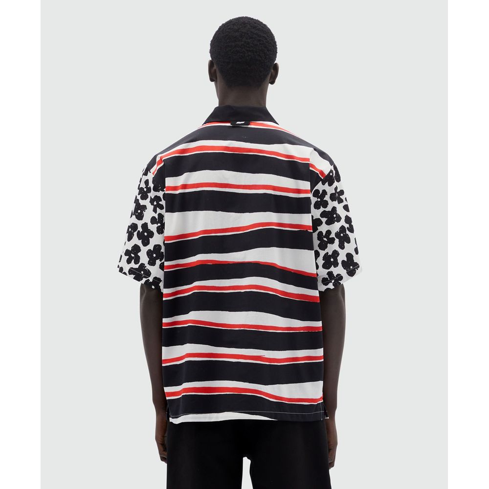 MSGM Black Cotton Blouse