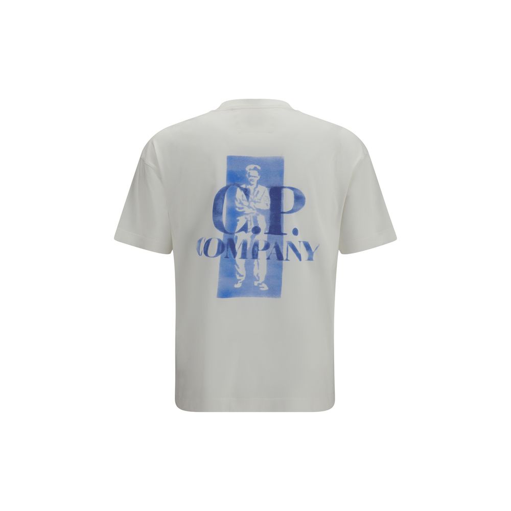 C.P. Company White Cotton T-Shirt