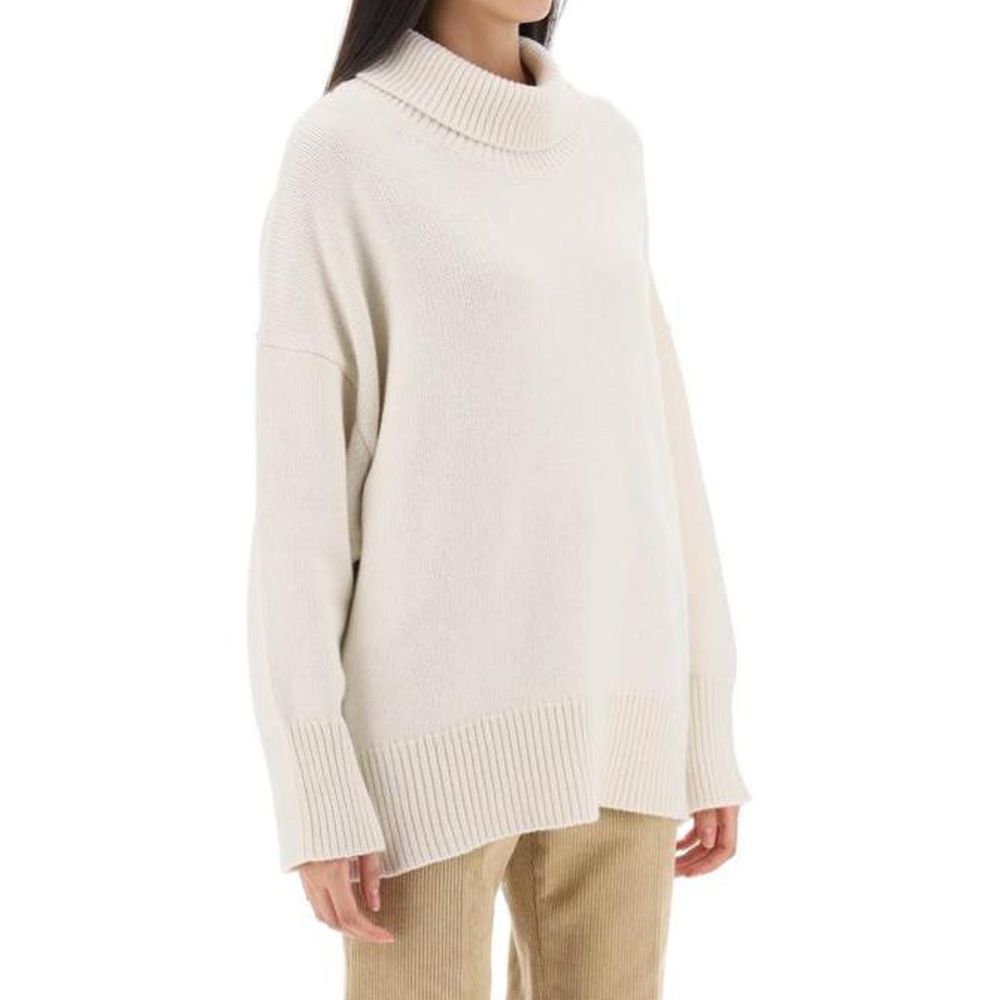 Chloé White Cashmere Turtleneck