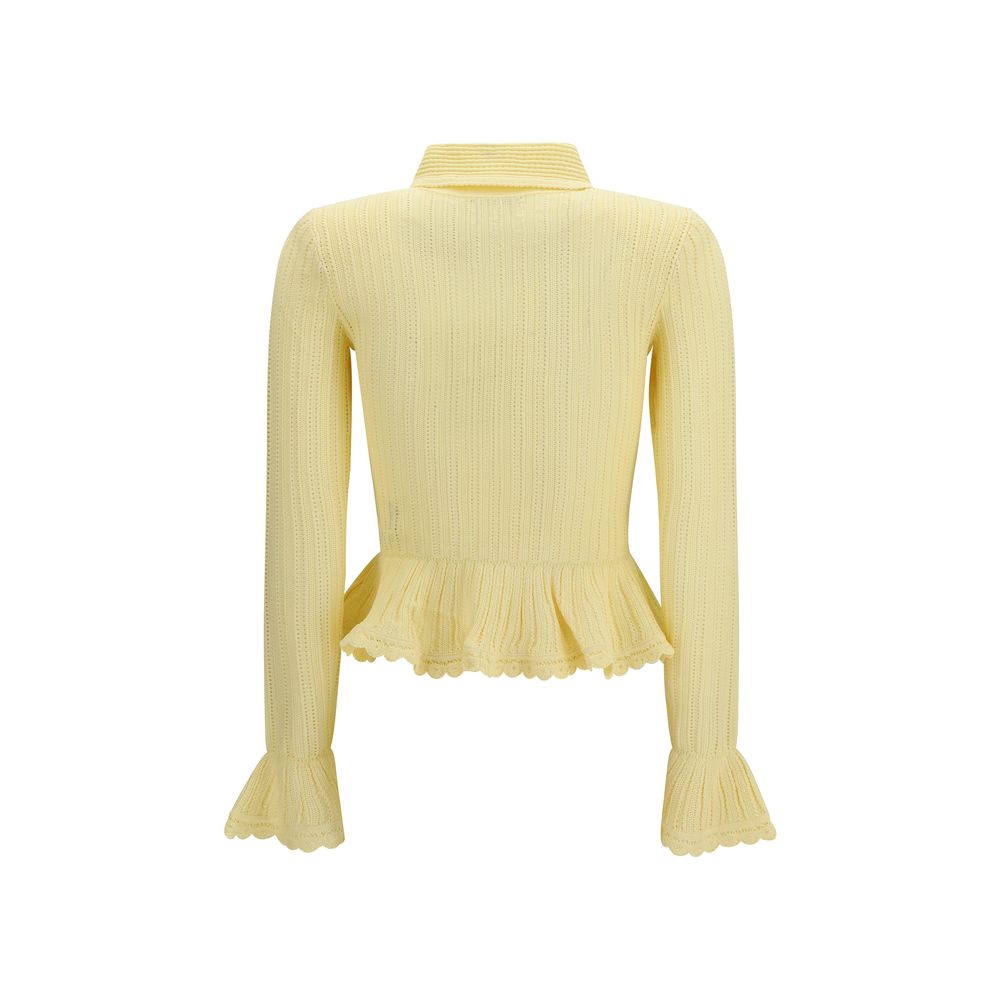 Self-Portrait Bicolor Viscose Cardigan