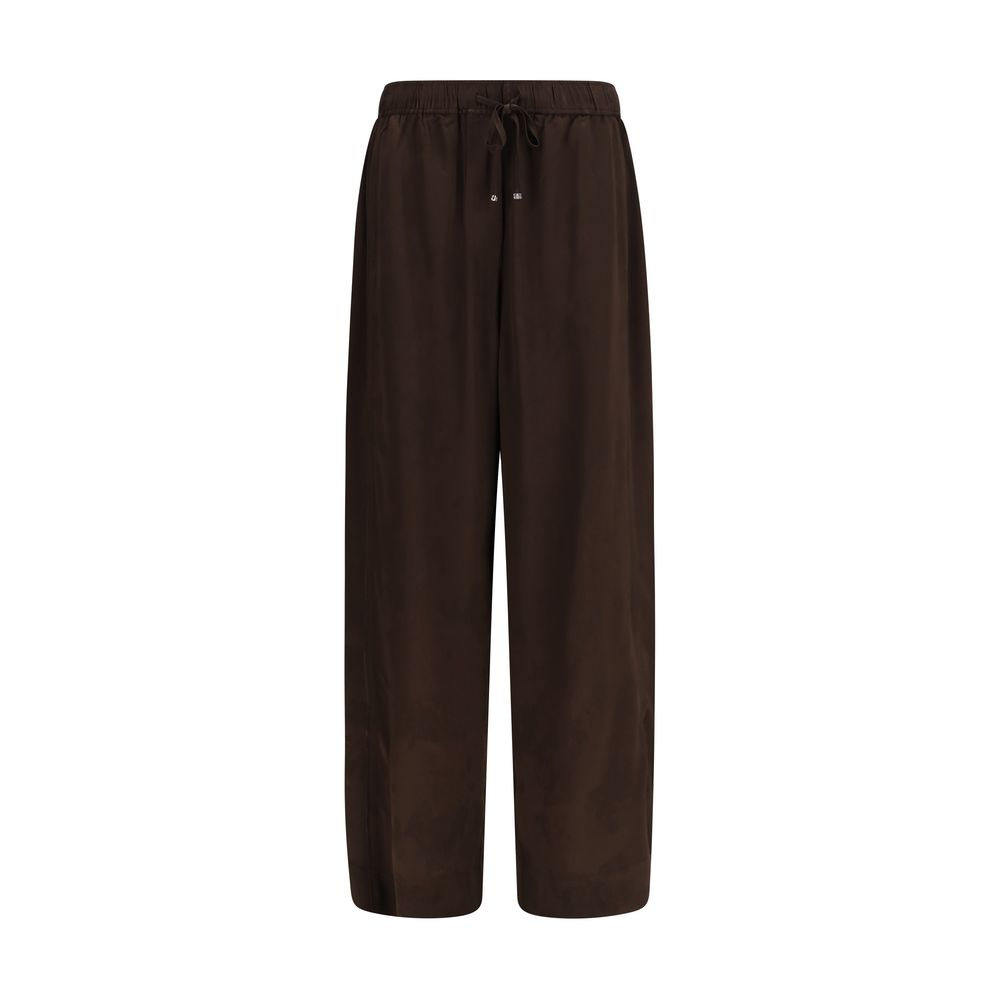 Ganni Brown Acetate Casual Pants