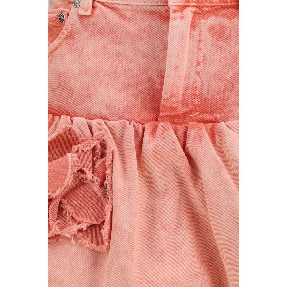 Ganni Multicolor Cotton Mini Skirt