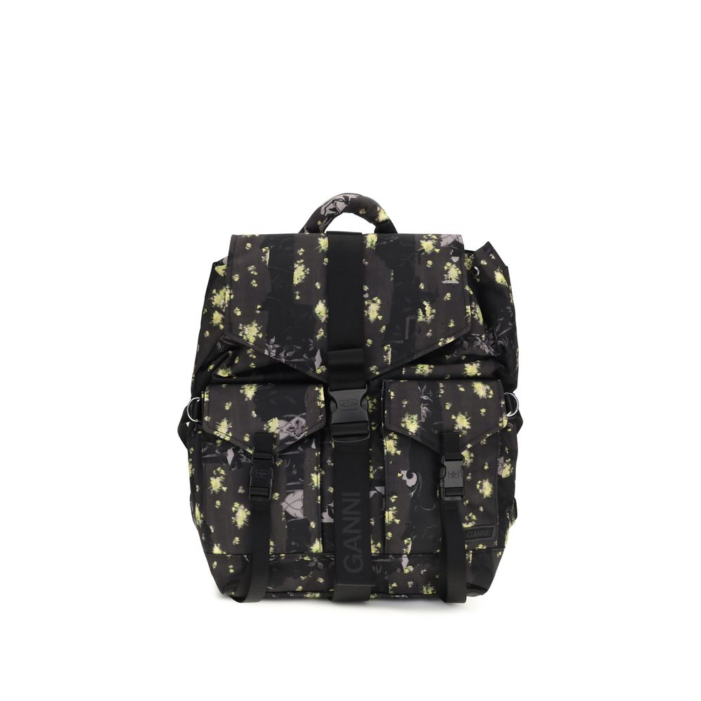 Ganni Multicolor Recycled Polyamide Backpack
