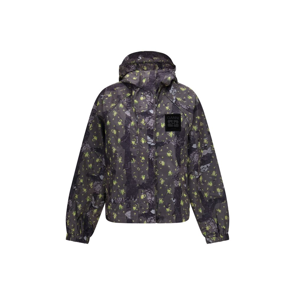 Ganni Multicolor Nylon Shell Jacket