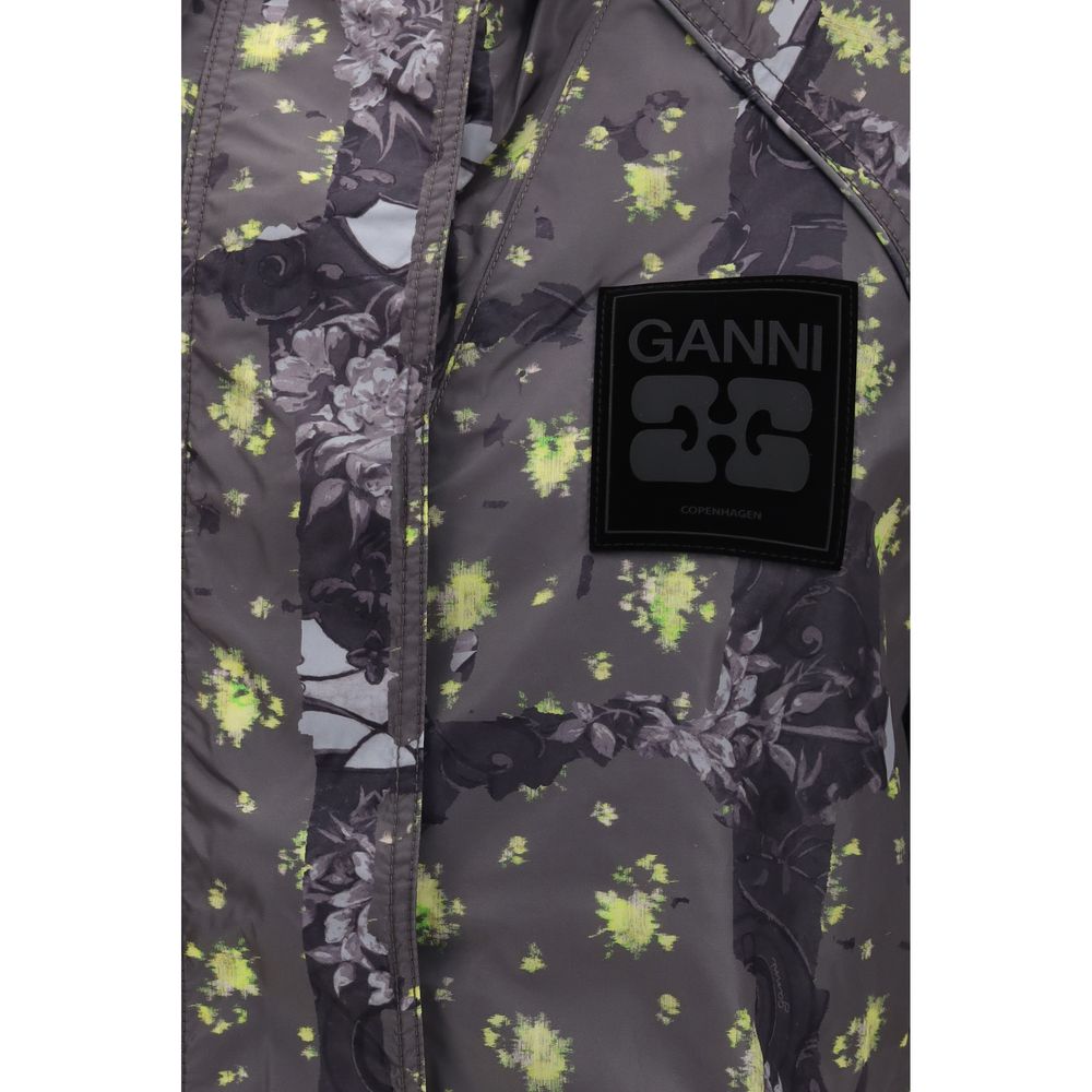 Ganni Multicolor Nylon Shell Jacket