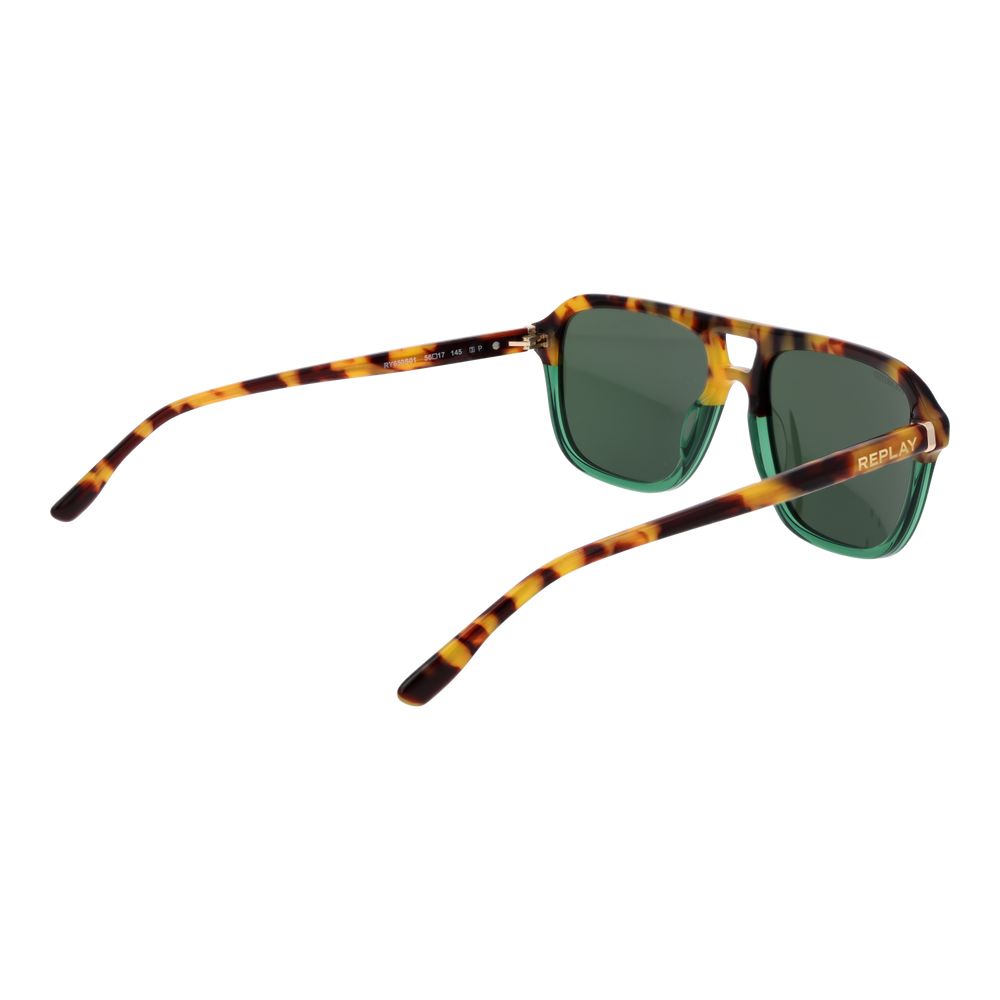 Replay Brown Acetate Sunglasses