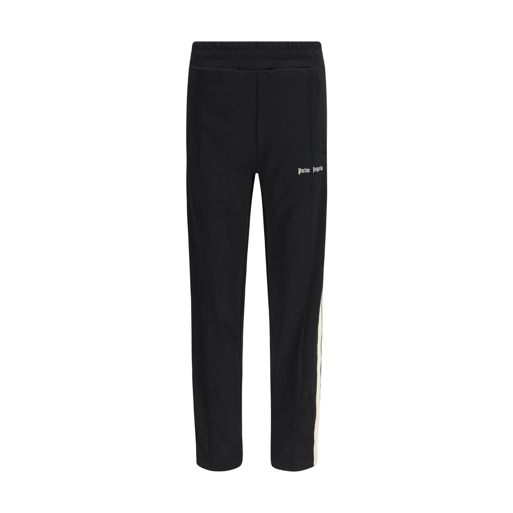 Palm Angels Black Polyester Athletic Pants