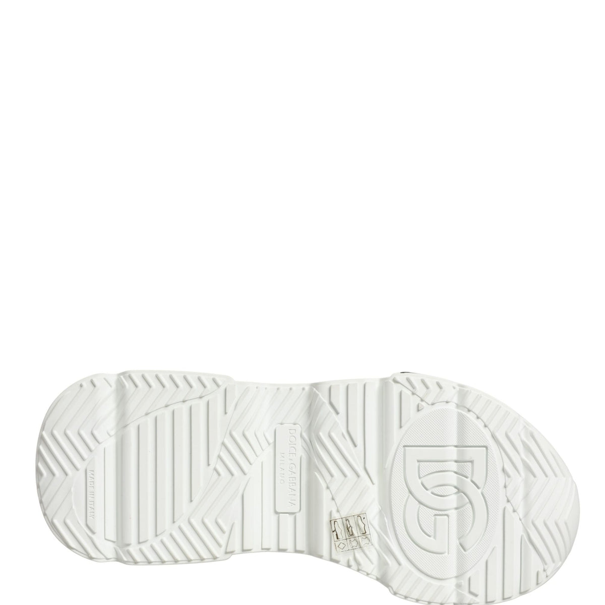 Dolce & Gabbana White Daymaster Graffiti Low Top Sneakers Shoes