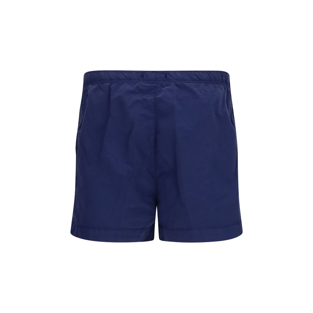 C.P. Company Blue Nylon Short And Mini Shorts