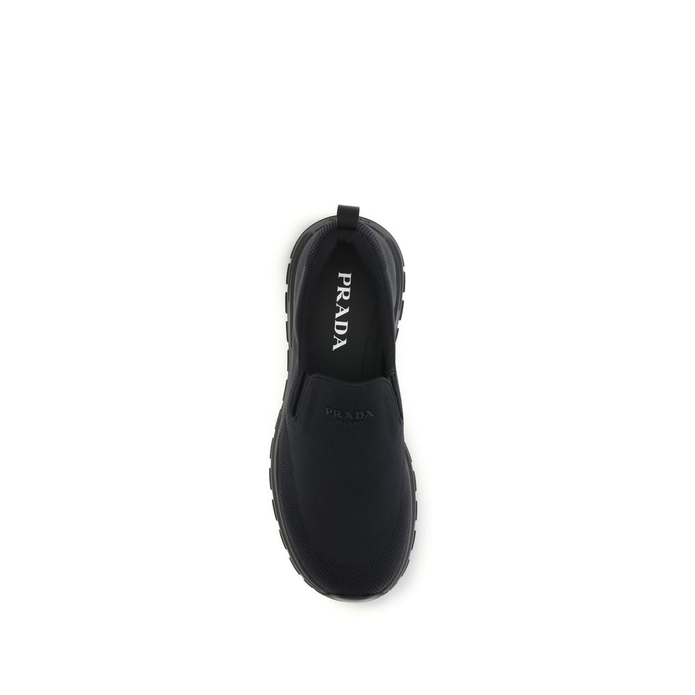 Prada Black Recycled Polyamide Sneakers