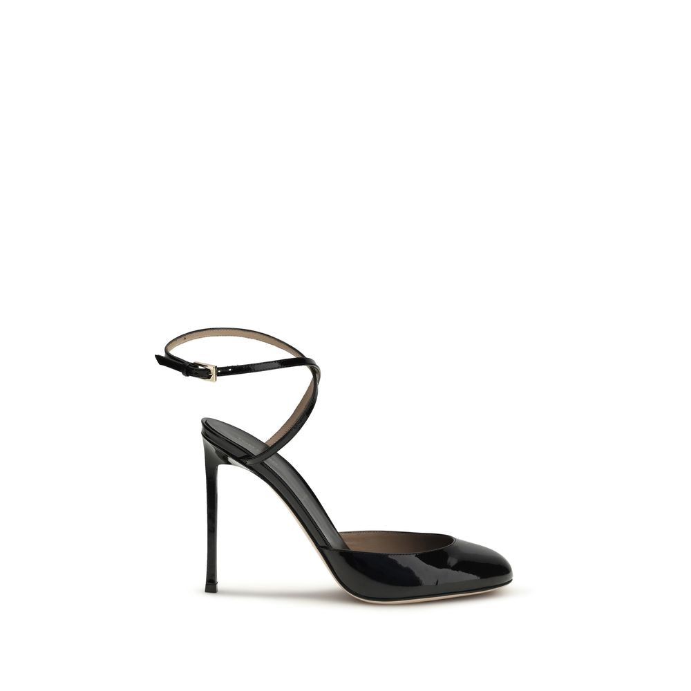 Tom Ford Black Calf Leather Bos Taurus High Heel Pumps
