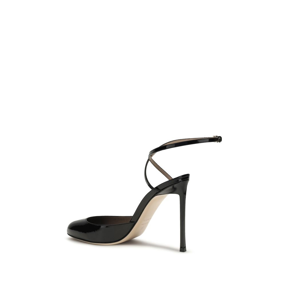 Tom Ford Black Calf Leather Bos Taurus High Heel Pumps