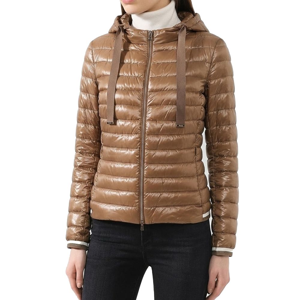 Herno Brown Polyamide Shell Jacket