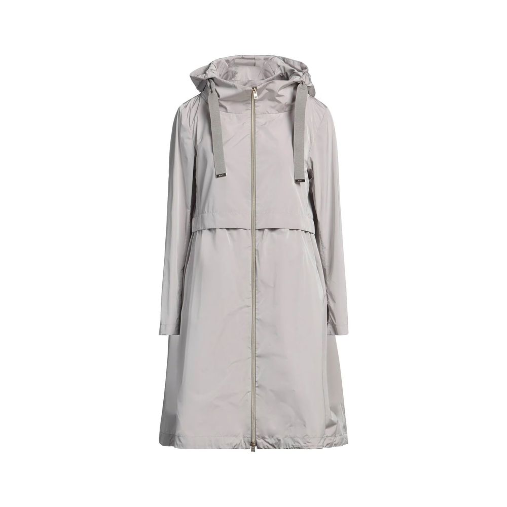 Herno Gray Polyester Coat