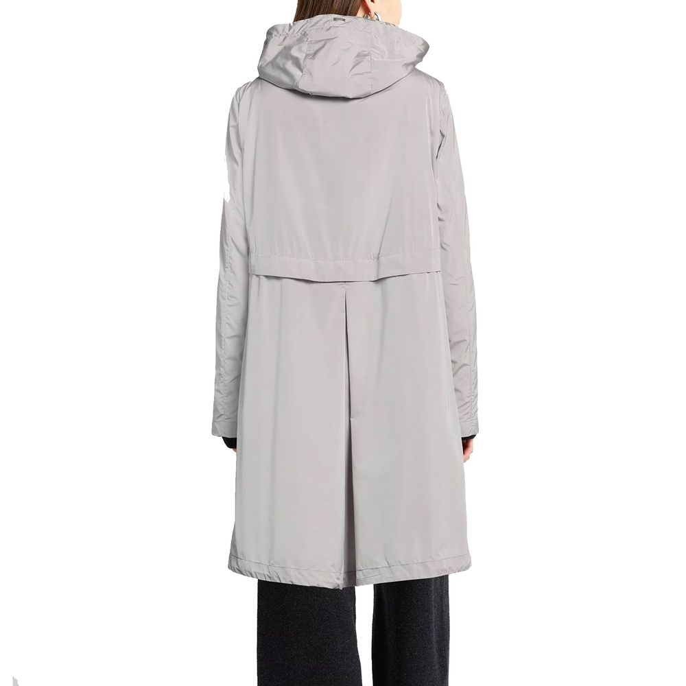 Herno Gray Polyester Coat