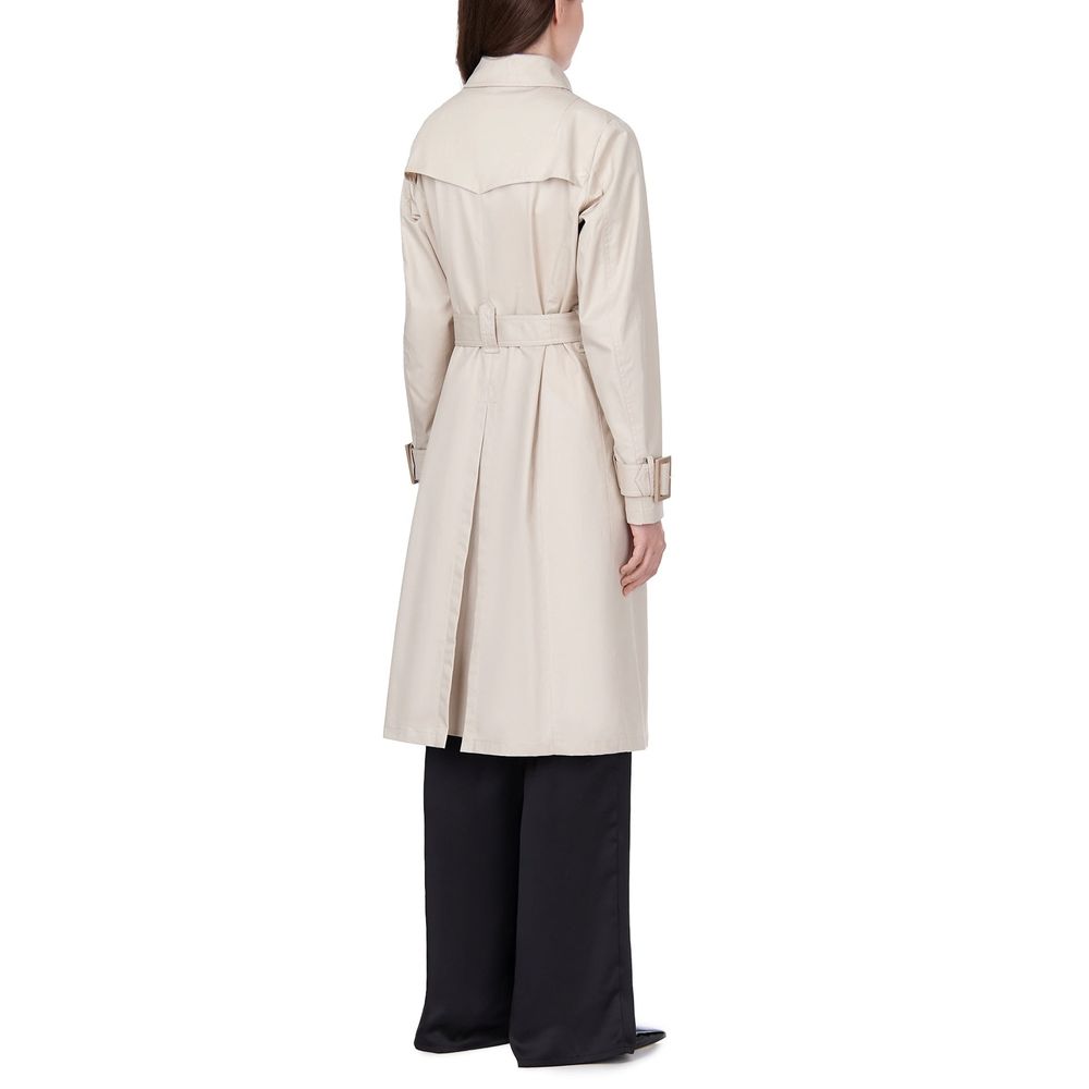 Herno White Cotton Coat