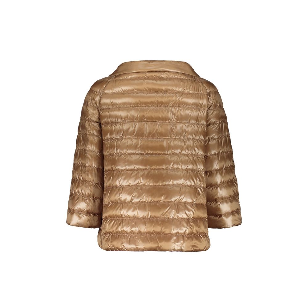 Herno Brown Polyamide Coat