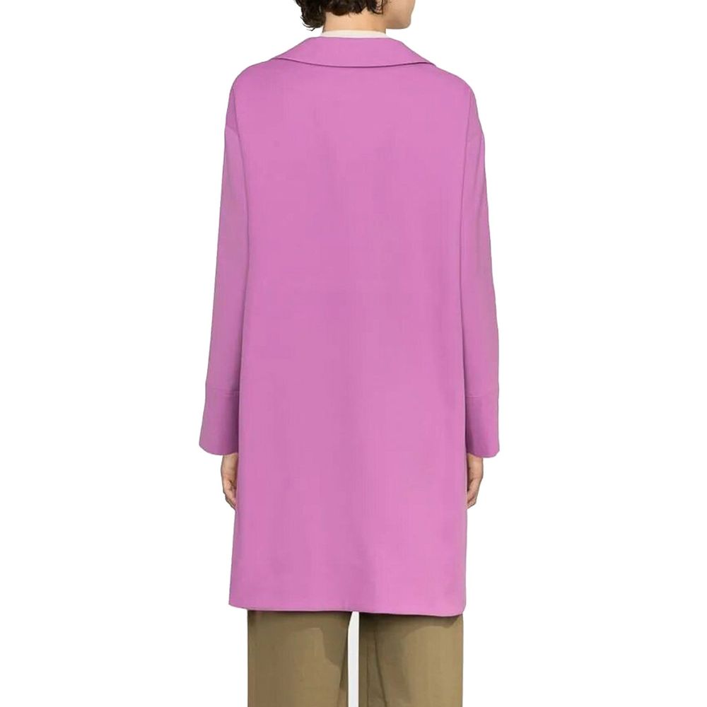 Herno Purple Cotton Coat