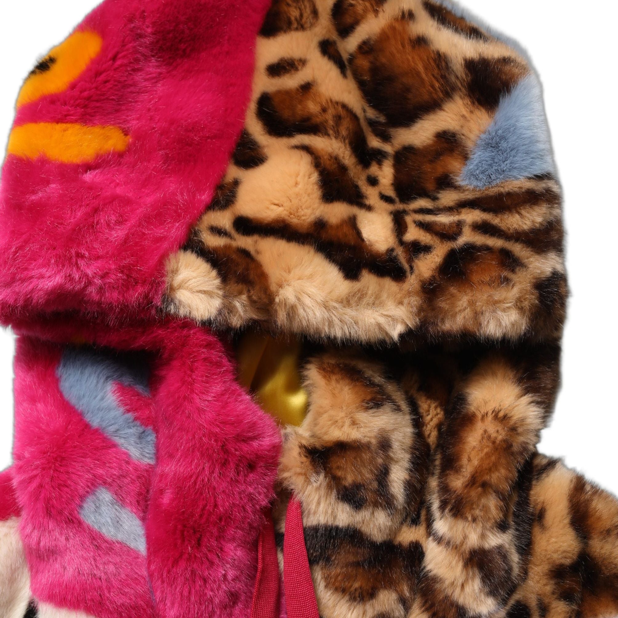 Dolce & Gabbana Multicolor Graffiti Print Full Zip Hooded Jacket