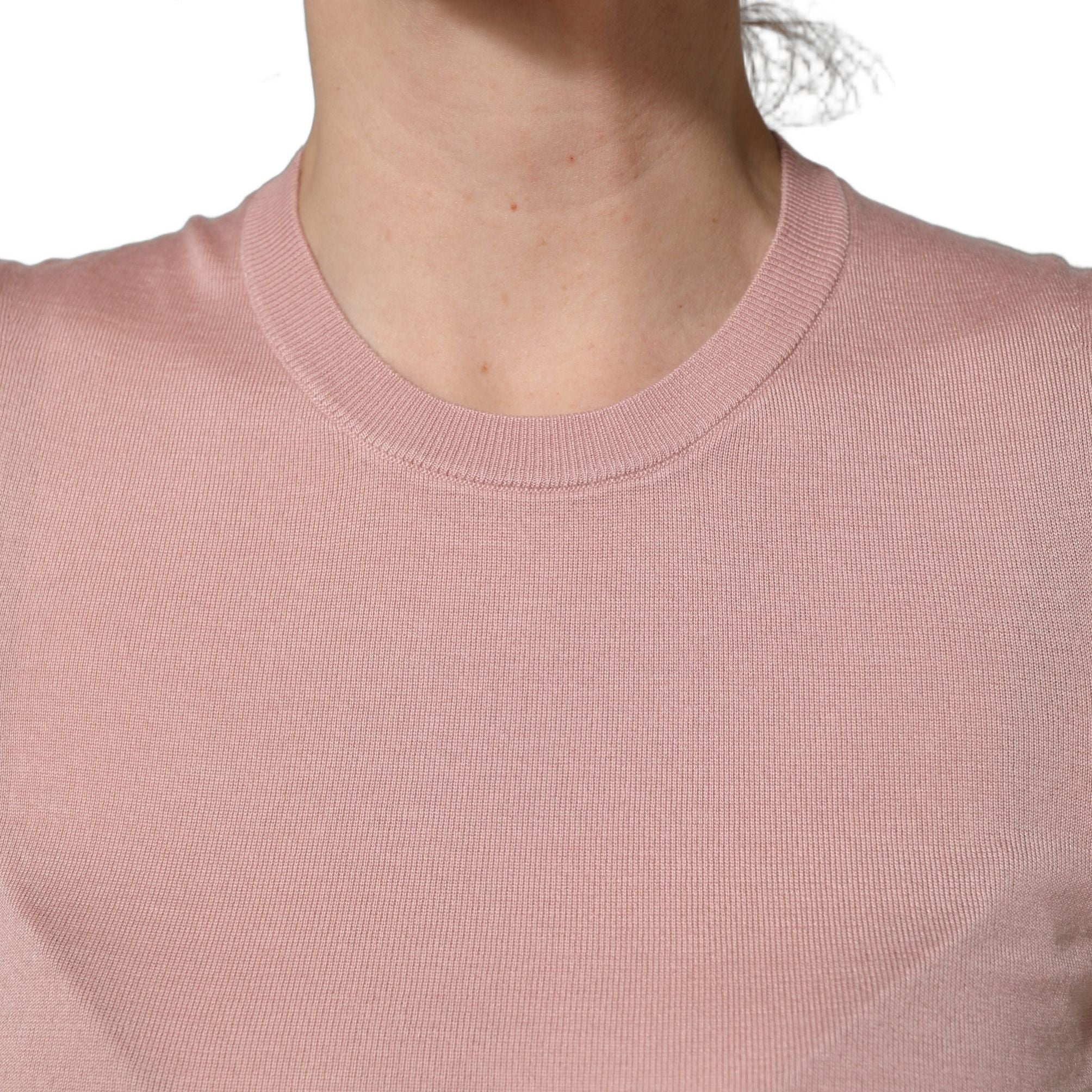 Dolce & Gabbana Pink Sleeveless Cashmere Knitted Tank Top