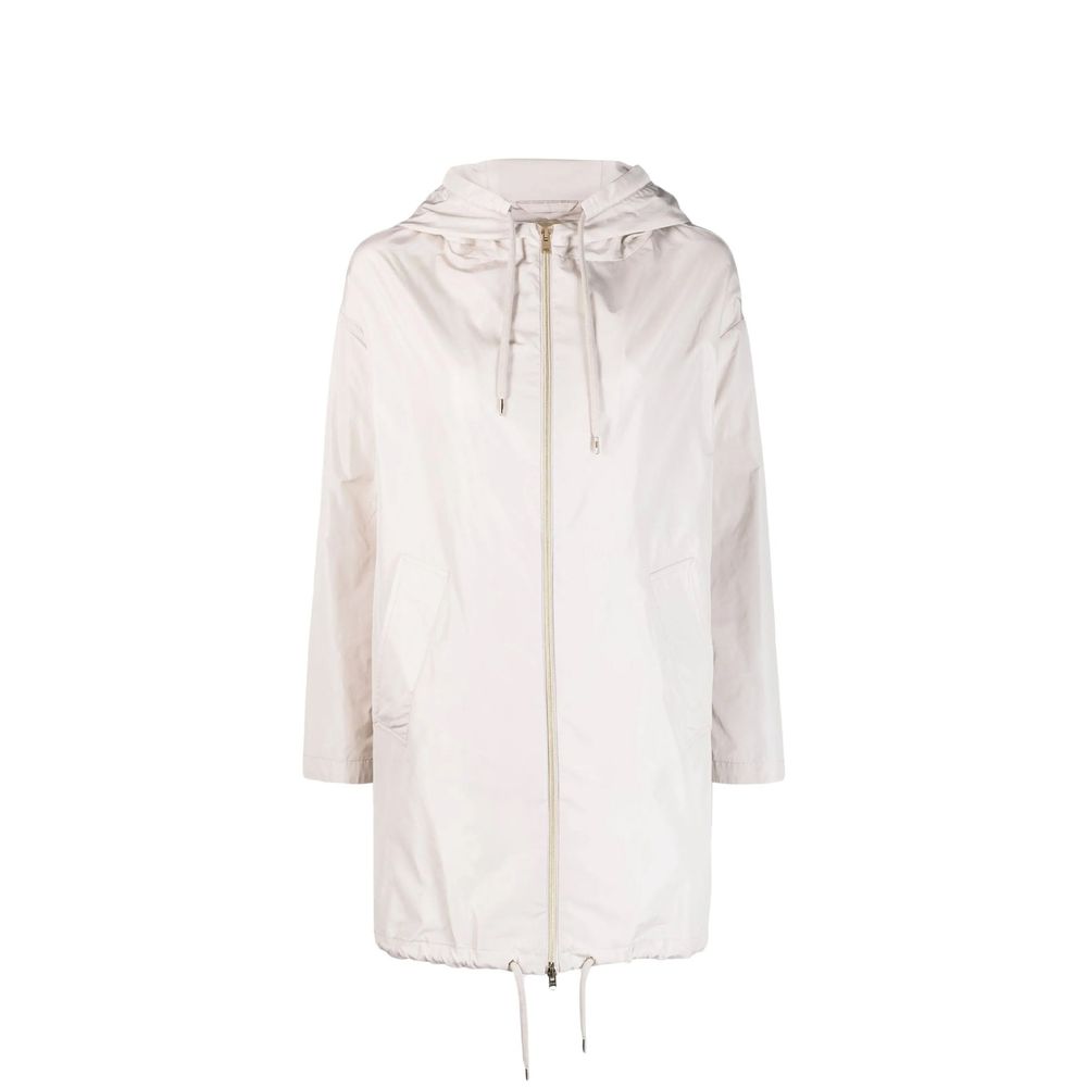 Herno White Polyester Coat