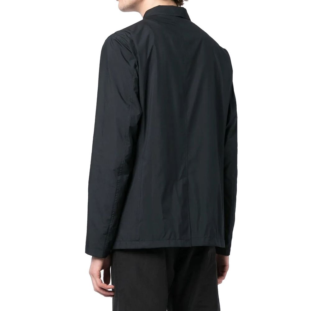Herno Black Polyester Coat