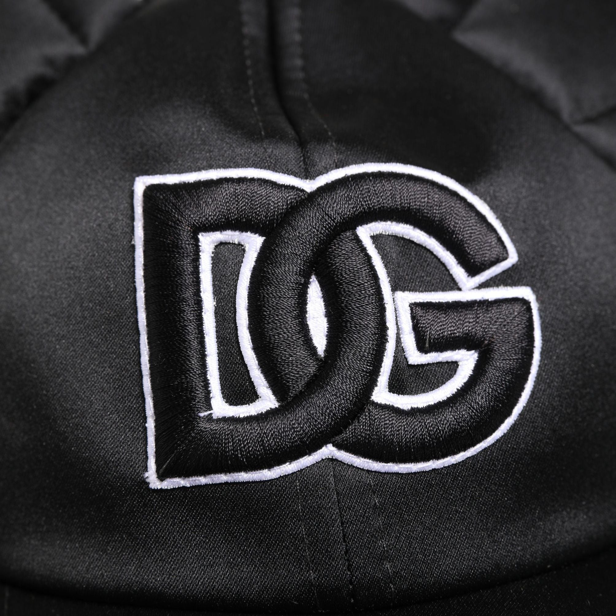 Dolce & Gabbana Men Black Velvet Animal Ears Baseball Cap Hat