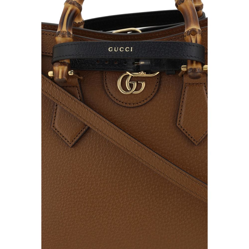 Gucci Brown Calf Leather Bos Taurus Shoulder Bag