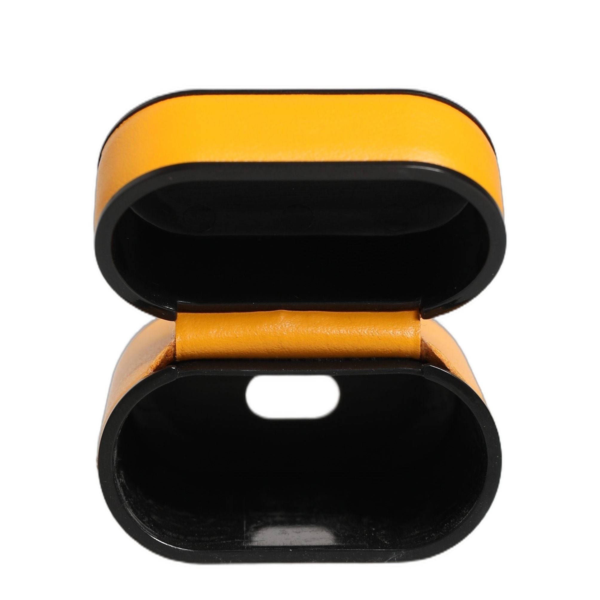 Dolce & Gabbana Case Yellow Calf Leather Logo Flip Holder Strap Airpods