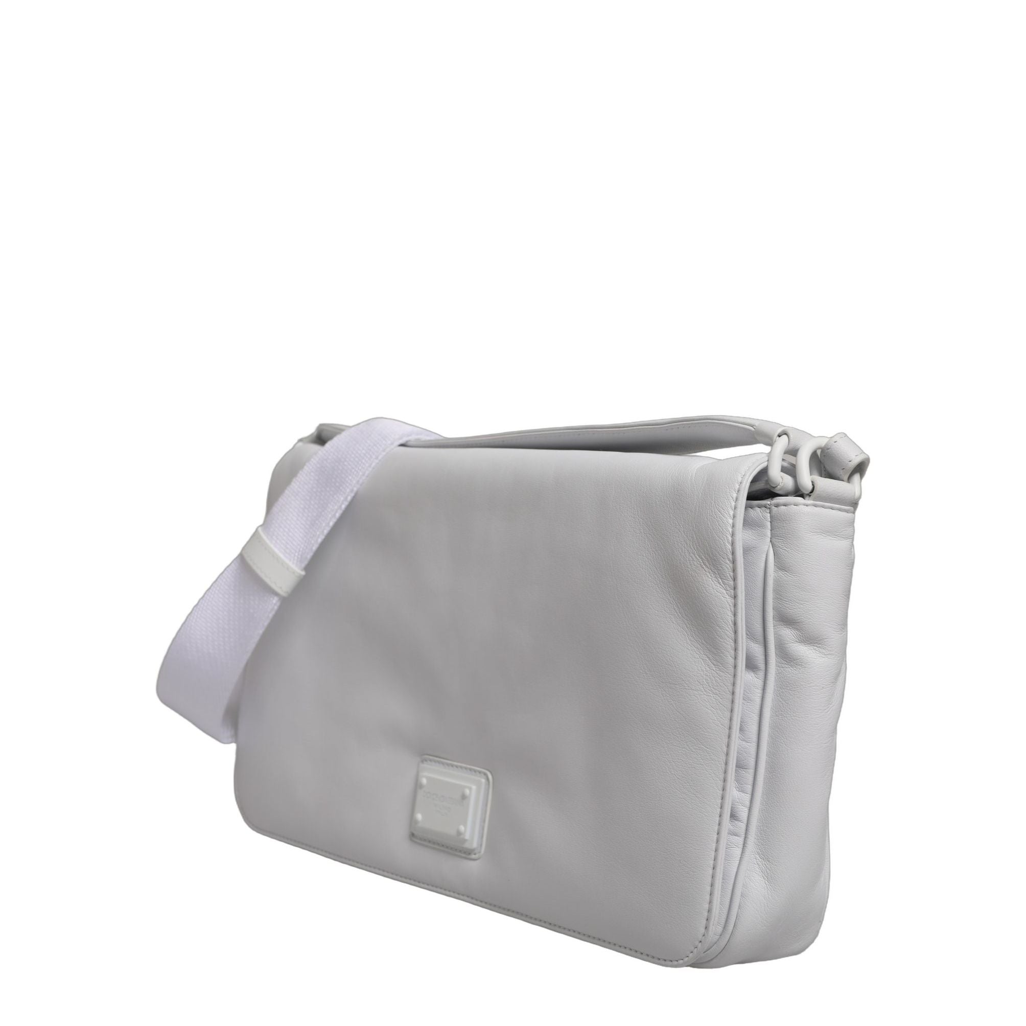 Dolce & Gabbana White Logo Plaque Crossbody Shoulder Borse Women Bag