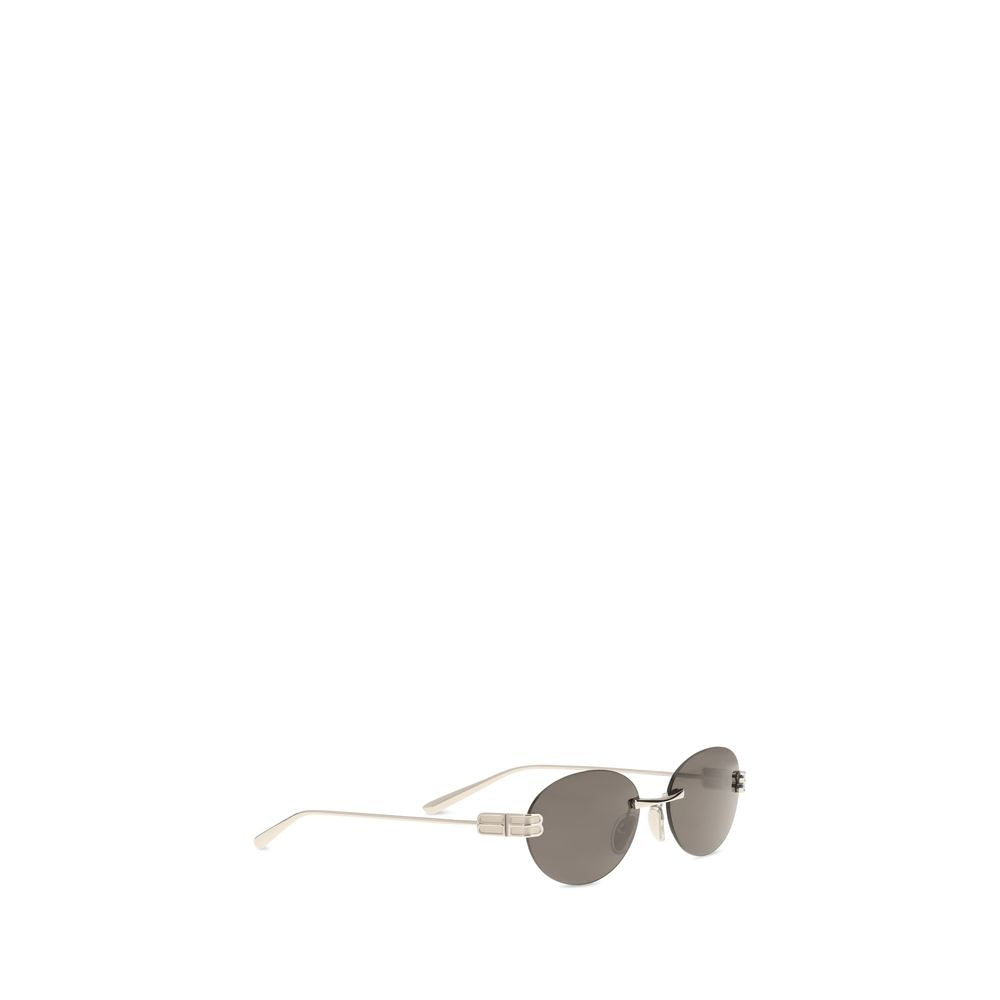 Balenciaga Silver Metal Sunglasses