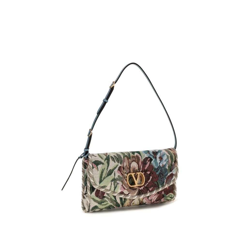 Valentino Garavani Multicolor Fabric Shoulder Bag