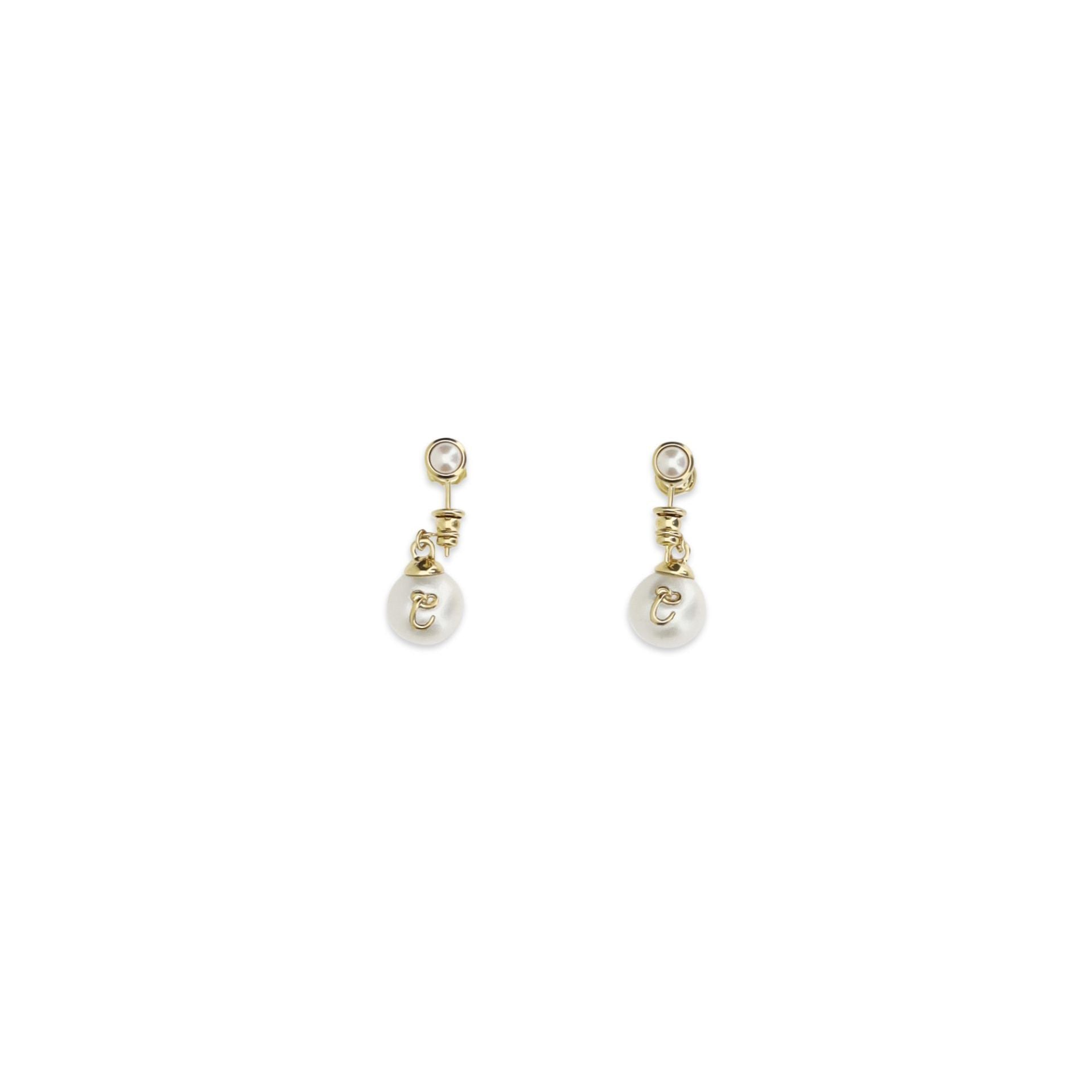 Chloé Gold Metal Earrings