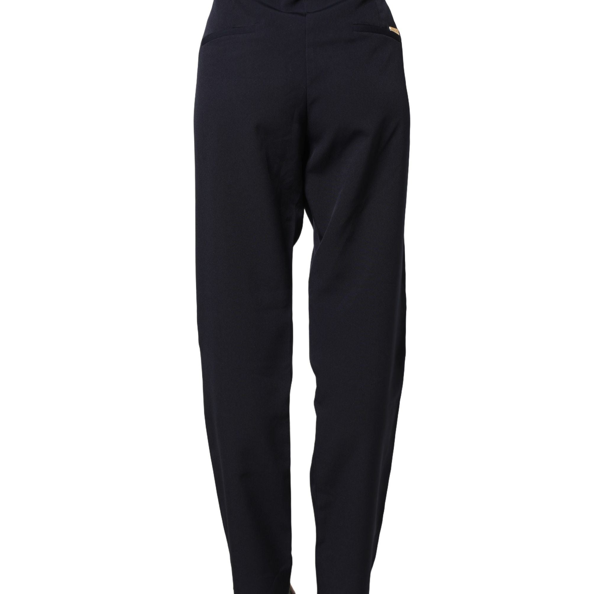 Blugirl Dark Blue High Waist Straight Dress Formal Trouser Pants